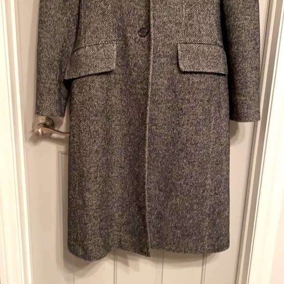 DOLCE & GABBANA Fitted Tweed Long Dress Coat IT 46 - Picture 4 of 9